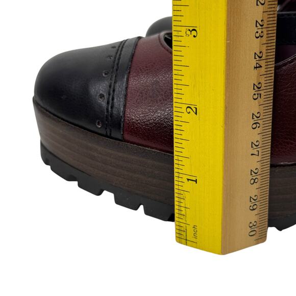 MIA Women's Chunky Retro Mary Jane Hawthorn Platform Pump SZ 9 Pin Up Shoes Heel - Picture 7 of 9